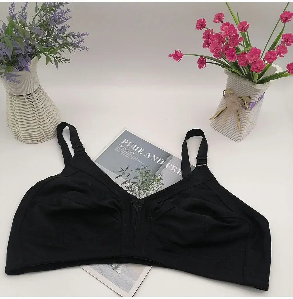 Top Push-Up Beha Plus Size Bh Voor Dames Volledige Dekking D E F Cup Naadloos Ondergoed Katoen Bh 115e 1105e 100e 95e 90e85e C02