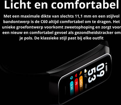 Lichte Amoled Smart Watch Heren 2023 Smart Band Vrouwen Hartslag Bloed Smartwarch Waterdicht Smart Armband Sport Fitness Tracker