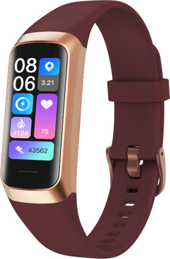 Lichte Amoled Smart Watch Heren 2023 Smart Band Vrouwen Hartslag Bloed Smartwarch Waterdicht Smart Armband Sport Fitness Tracker