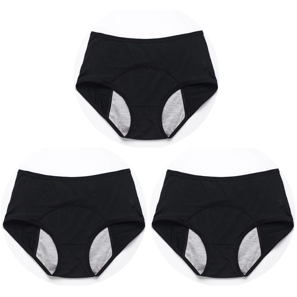 Menstrual Briefs Leak Proof Incontinence Environmetal Underwear Period Panties High Warm Female Women Sexy Pants Drop Shipping