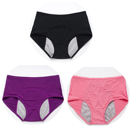 Menstrual Briefs Leak Proof Incontinence Environmetal Underwear Period Panties High Warm Female Women Sexy Pants Drop Shipping
