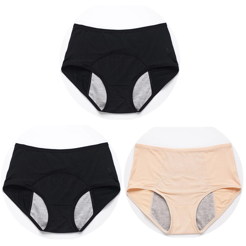 Menstrual Briefs Leak Proof Incontinence Environmetal Underwear Period Panties High Warm Female Women Sexy Pants Drop Shipping