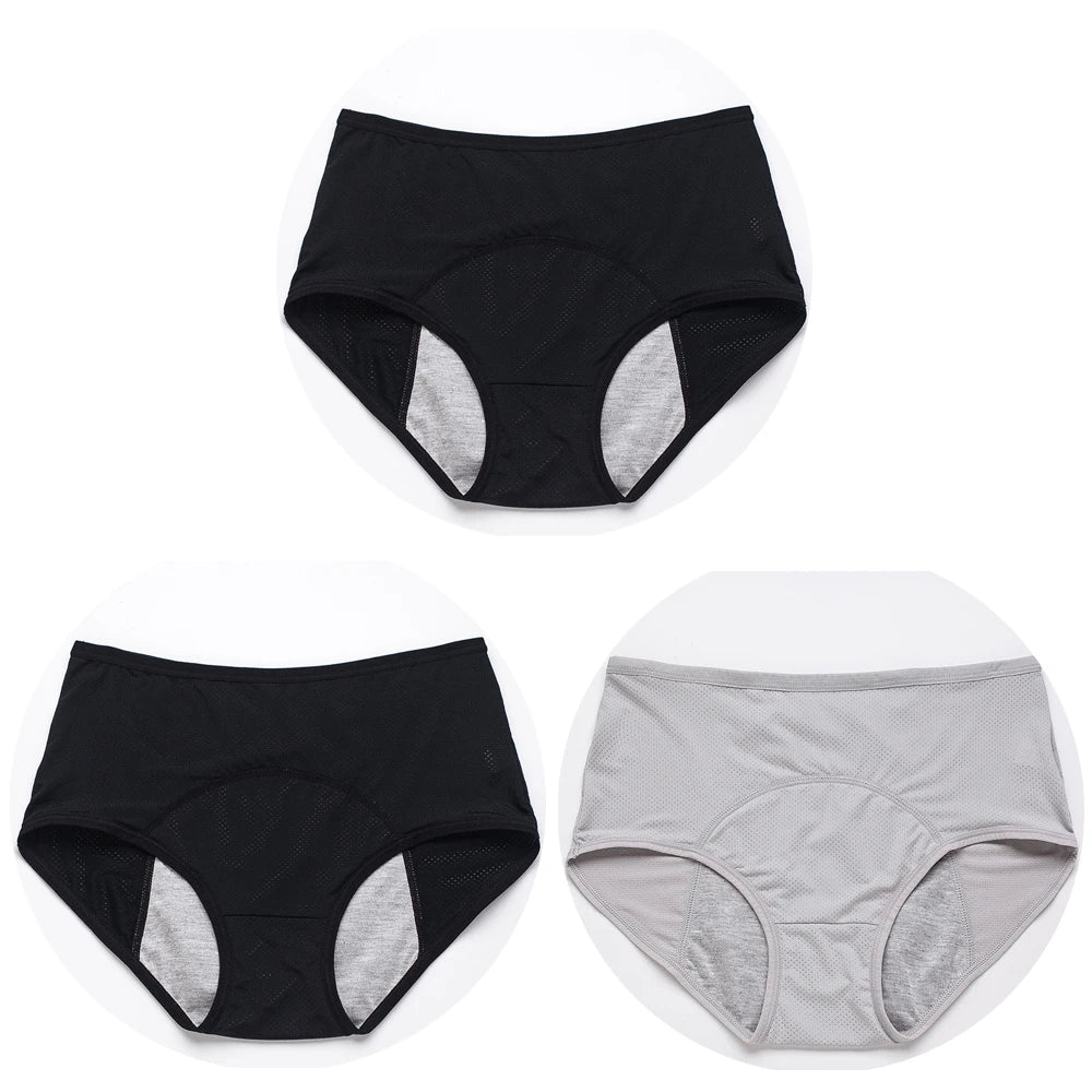Menstrual Briefs Leak Proof Incontinence Environmetal Underwear Period Panties High Warm Female Women Sexy Pants Drop Shipping