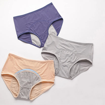 Menstrual Briefs Leak Proof Incontinence Environmetal Underwear Period Panties High Warm Female Women Sexy Pants Drop Shipping