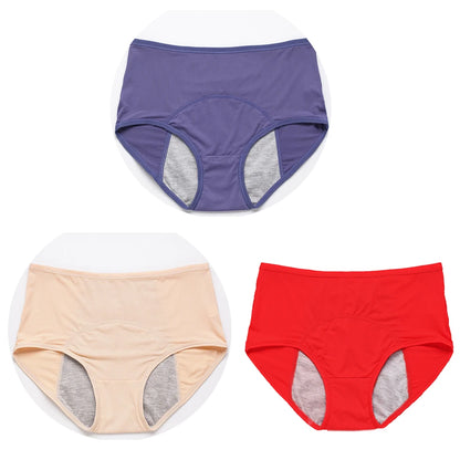Menstrual Briefs Leak Proof Incontinence Environmetal Underwear Period Panties High Warm Female Women Sexy Pants Drop Shipping