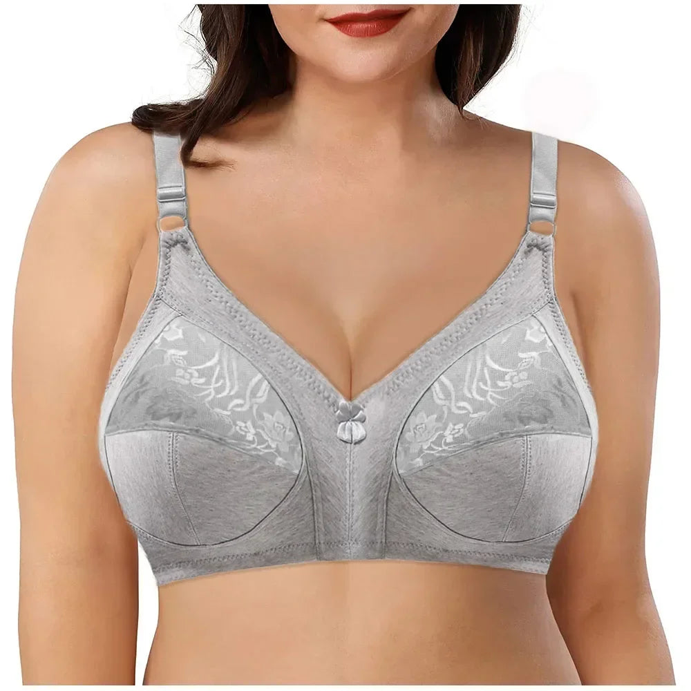 Top Push-Up Beha Plus Size Bh Voor Dames Volledige Dekking D E F Cup Naadloos Ondergoed Katoen Bh 115e 1105e 100e 95e 90e85e C02