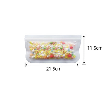 10pcs Silicone Food Storage Containers Leakproof Containers Reusable Stand Up Zip Shut Bag Fresh Bag Food Storage Bag Fresh Wrap