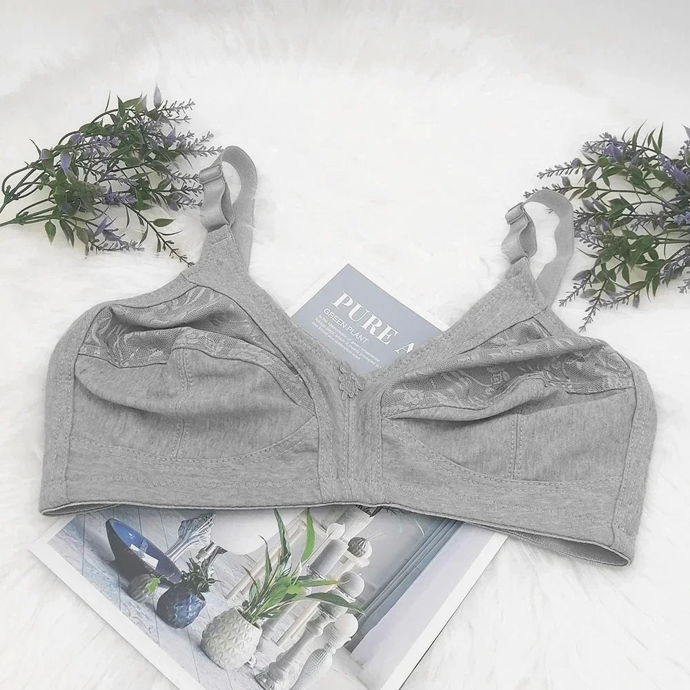 Top Push-Up Beha Plus Size Bh Voor Dames Volledige Dekking D E F Cup Naadloos Ondergoed Katoen Bh 115e 1105e 100e 95e 90e85e C02