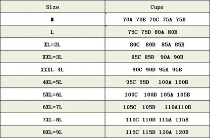 2023 New No Rims Front Buckle Large Sexy Lace Lingeries Women Bras Vest Comfortable  Sleep Plus Size L 8XL Lady's Underwear