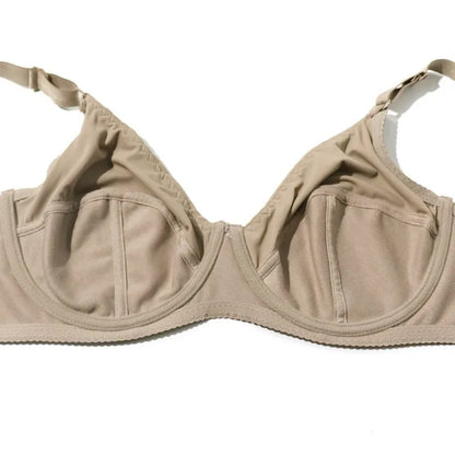 Beauwear Damesbeugel Plus Size Bh Volledige Dekking Niet-Gewatteerde Beha-Minimizer Ondergoed 36-52 D E F Kleur Zwart Nude Bh