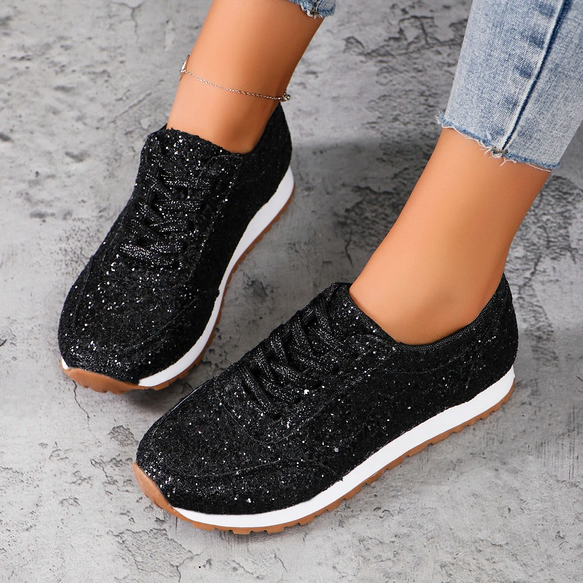 Lara - Glitter sneakers