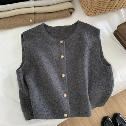 Elegant Koreaanse Gebreide Cardigan Top