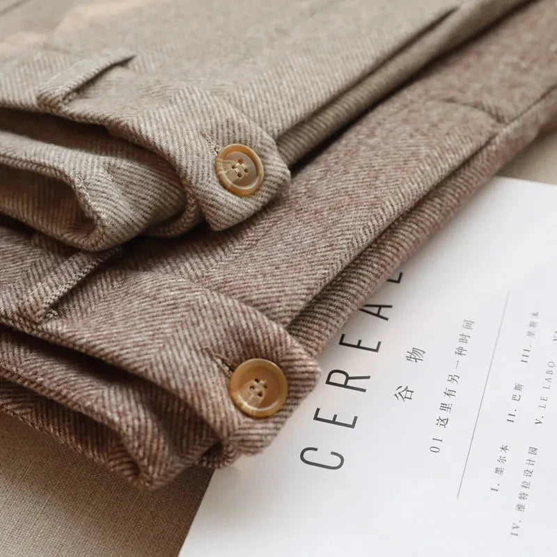 Elegante Hoge Taille Haren Broek